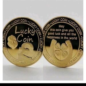 2 aupicious lucky coins